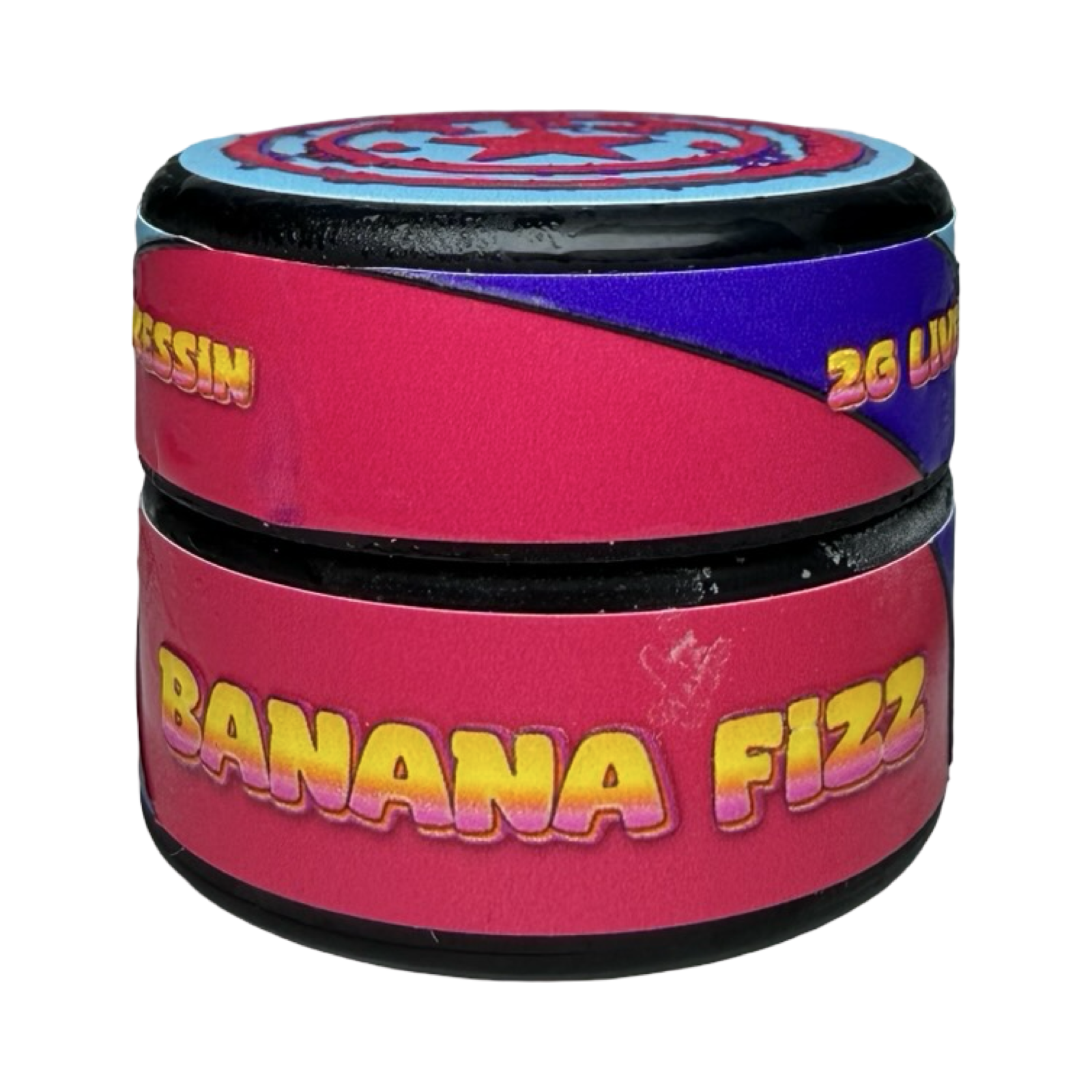 Banana Fizz PDX Pressin 2g cold cure hash rosin jar